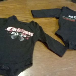 2 BABY GLAM 6 Month 1 Pc CHRISTMAS Rocks & My 1st